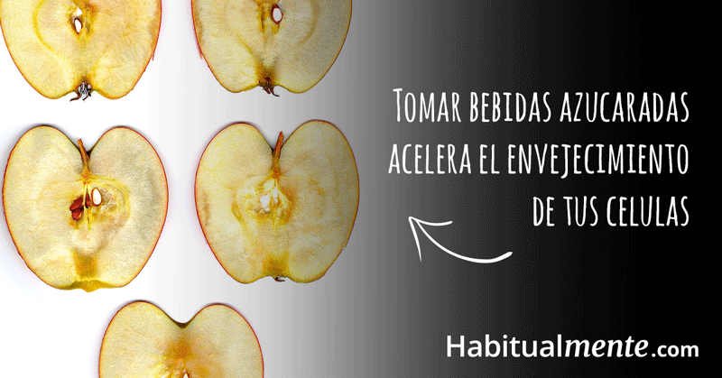 las bebidas azucaradas aceleran el envejecimiento celular