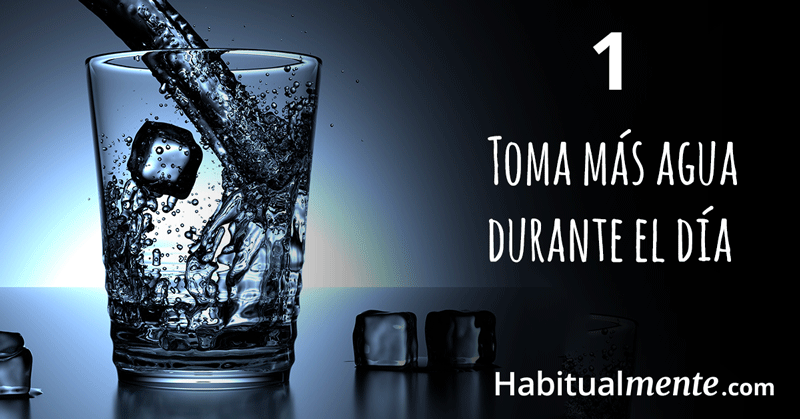 toma mas agua durante el día