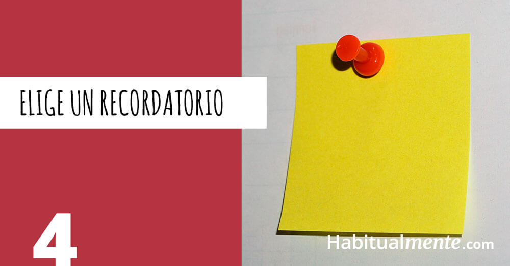 elige un recordatorio