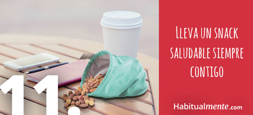 lleva un snack saludable siempre contigo
