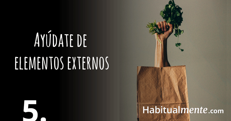 Ayúdate de elementos externos