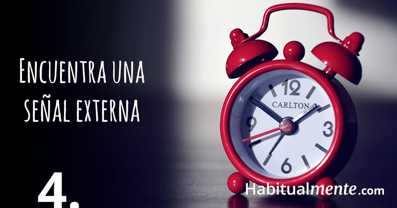 encuentra una señal externa temporal