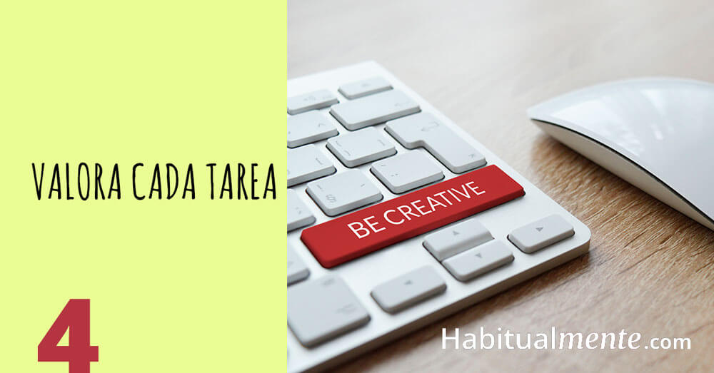 4 valora cada tarea