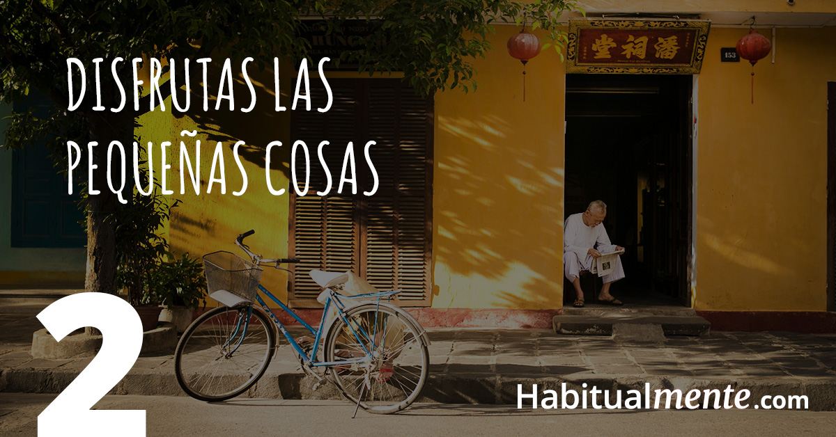 Cuando viajas disfrutas de las pequeñas cosas