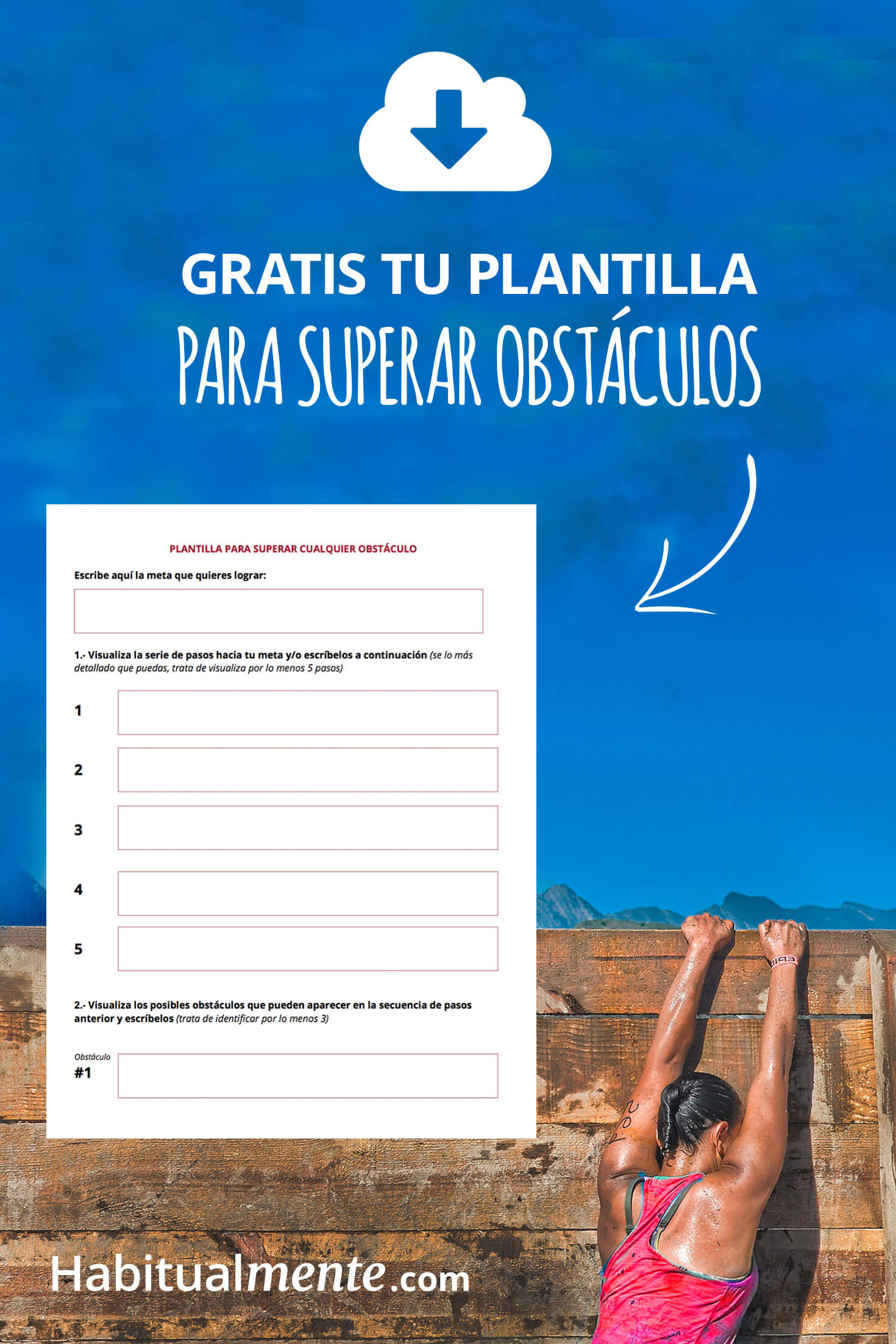 Descarga gratis tu plantilla para superar obstáculos