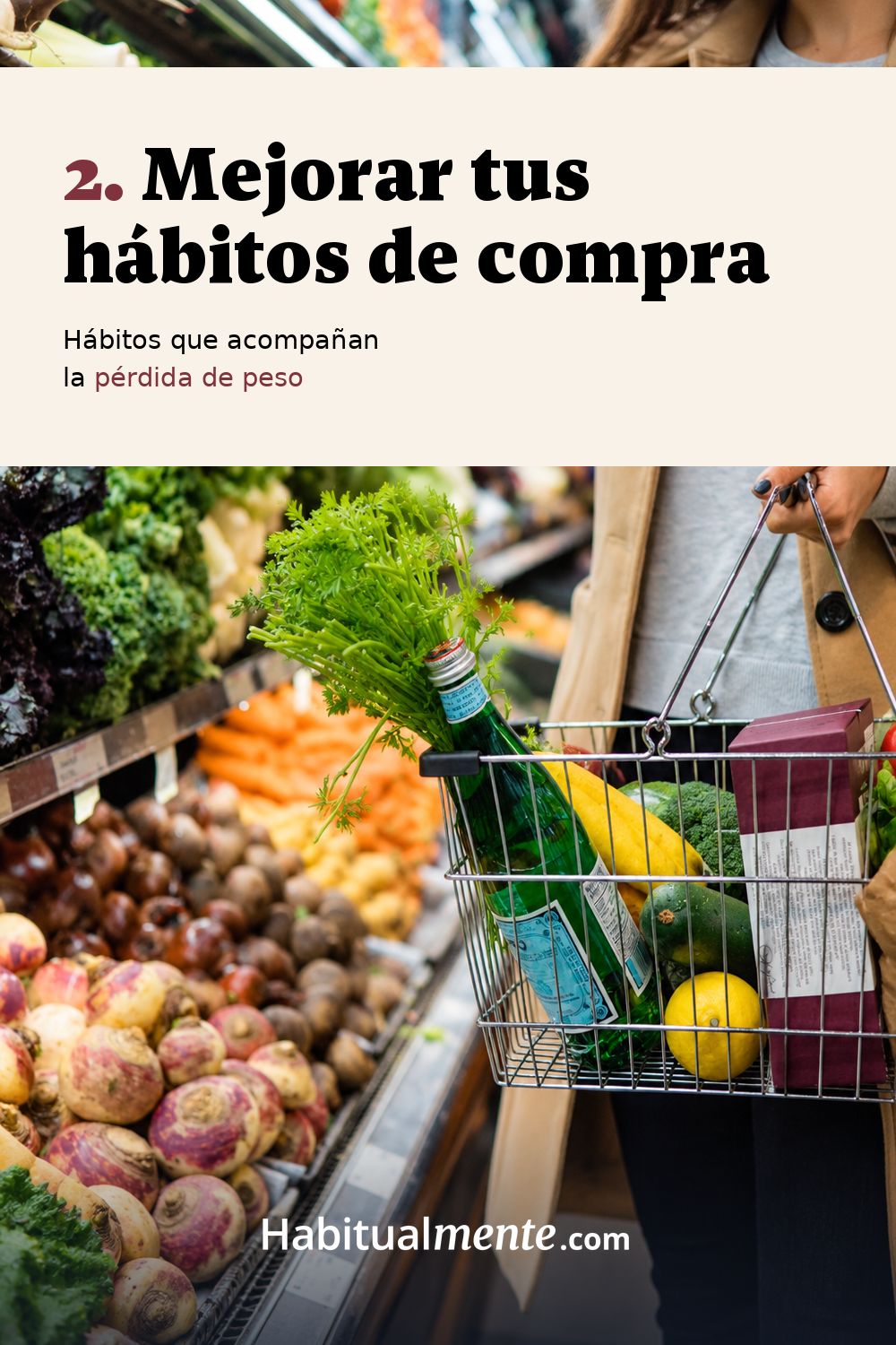 Mejorar tus hábitos de compra.